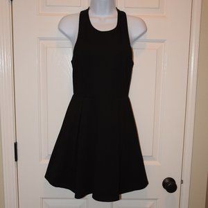 Lulu's Black Dress with Ladder Back, size L